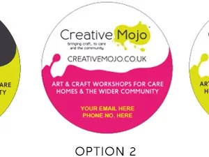 Round Magnetic car signage (Personalised)